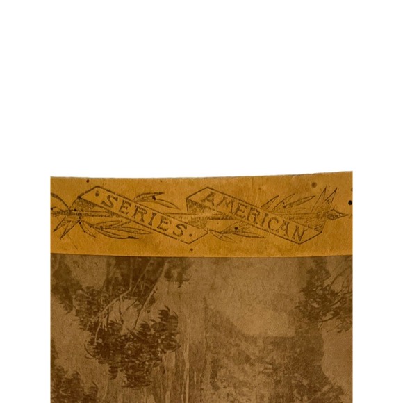 Antique Stereoscope Stereograph Real Photo Card BW Series American Waterfalls - Picture 3 of 5